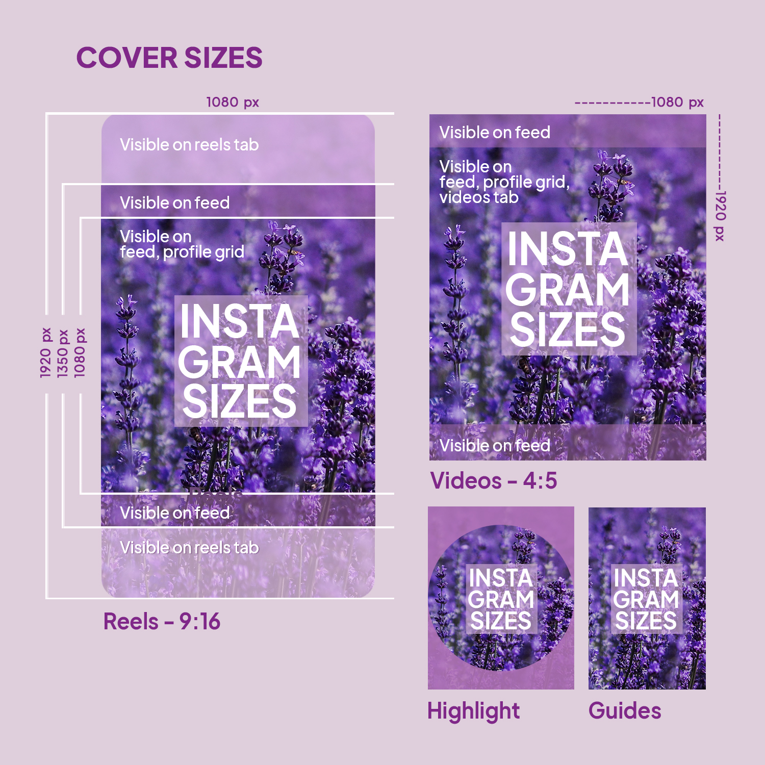 Sizes For Instagram Covers